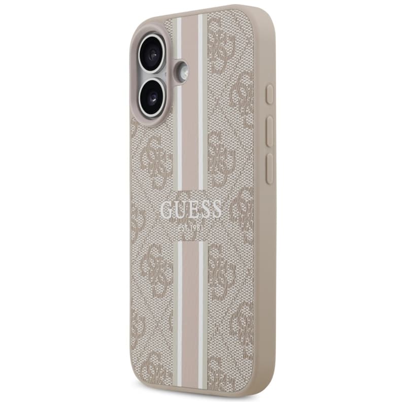 Guess 4G Printed Stripes MagSafe - Case iPhone 17 (pink) 2