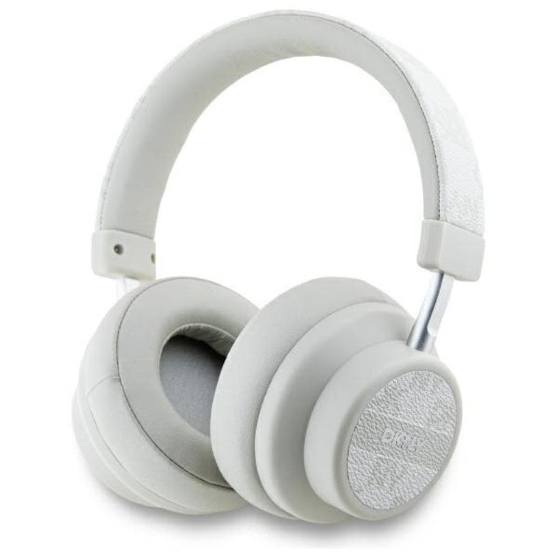 DKNY Checkered Pattern - Wireless Over-Ear Bluetooth Headphones V5.3 (Pearl)