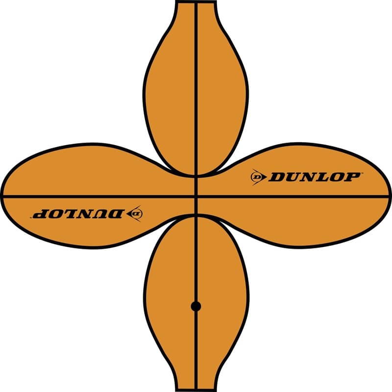 Dunlop - Outdoor basketball 8 panels size 7 (orange) 2