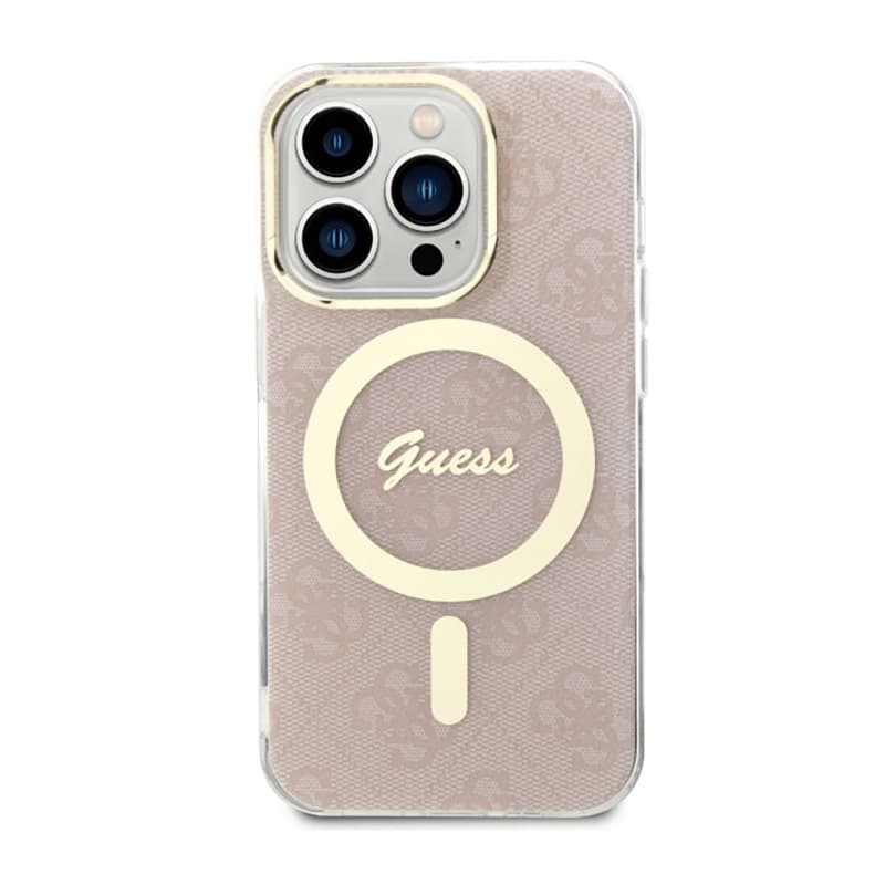 Guess 4G MagSafe - Case for iPhone 14 Pro (Pink) 3