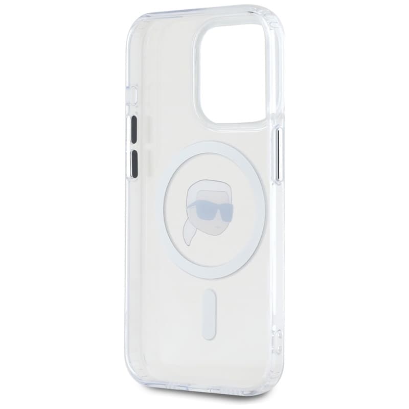 Karl Lagerfeld IML Metal Karl Head MagSafe - Case for iPhone 15 Pro Max (white) 7