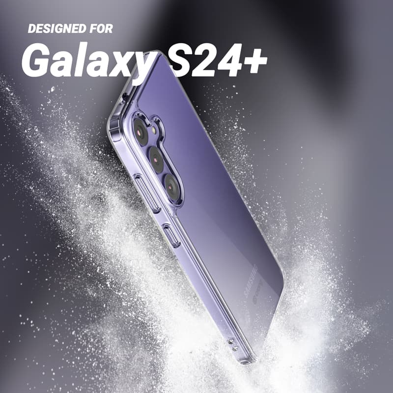 Crong Crystal Shield Cover - Samsung Galaxy S24+ Case (Transparent) 5