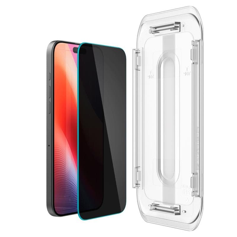 SZKŁO PRYWATYZUJĄCE SPIGEN GLAS.TR ”EZ FIT” 2-PACK IPHONE 16 PRO MAX PRIVACY 3