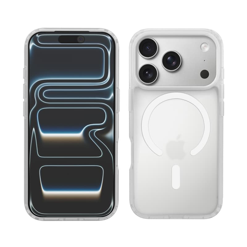 Crong Hybrid Matte Magnetic - MagSafe iPhone 17 Pro Max Case (White) 2