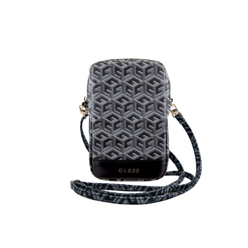 Guess Zip GCube Bottom Stripe - Phone bag (black) 2