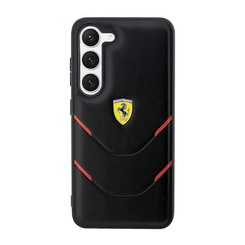 Ferrari Hot Stamp Lines - Case for Samsung Galaxy S23+ (Black) 3