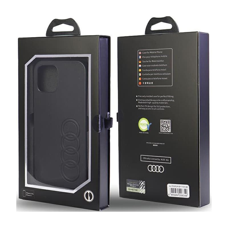 Audi Synthetic Leather - Case for iPhone 12 / iPhone 12 Pro (Black) 7