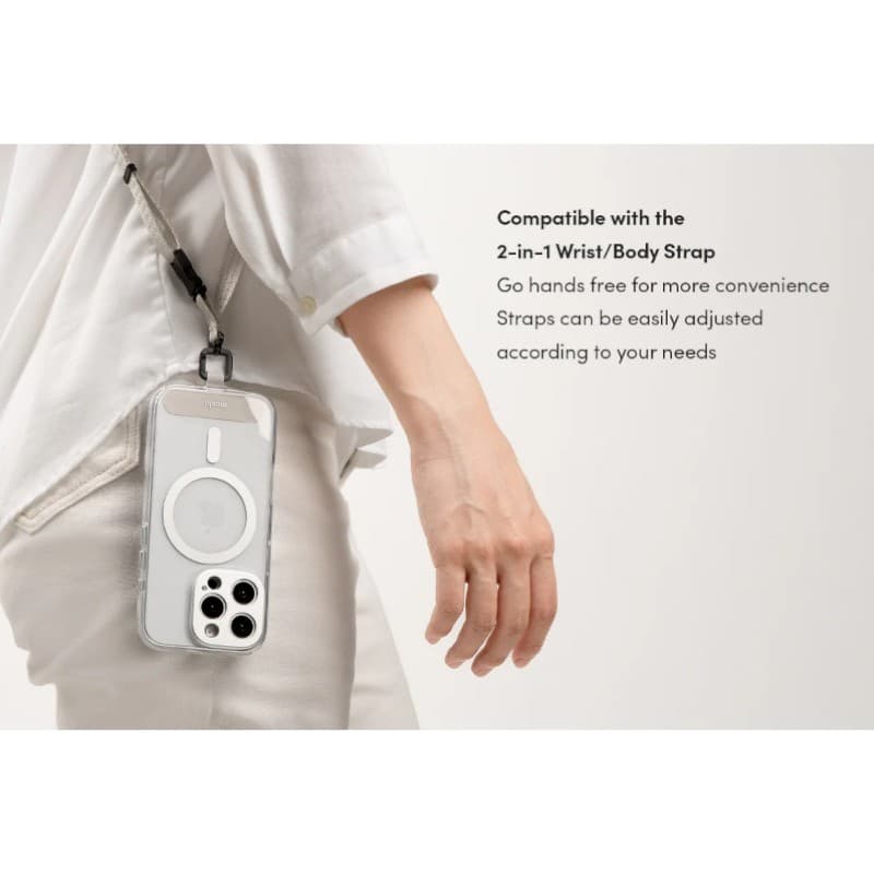 Moshi iGlaze MagSafe - Case for iPhone 16 (Luna Silver) 5