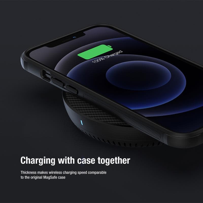 Nillkin Super Frosted Shield Magnetic - Case for Apple iPhone 12 Pro Max (Black) 5