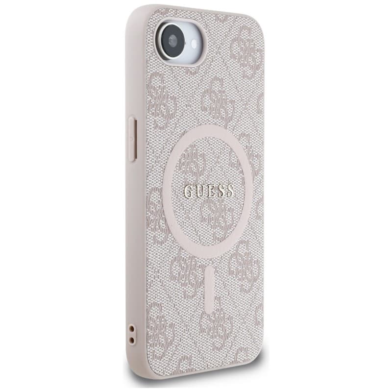 Guess 4G Ring Classic Logo MagSafe - Case for iPhone 16e (pink) 4