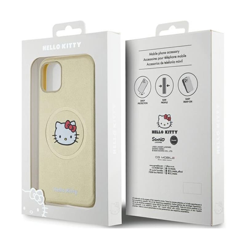 Hello Kitty Leather Kitty Head MagSafe - iPhone 11 Case (Gold) 8