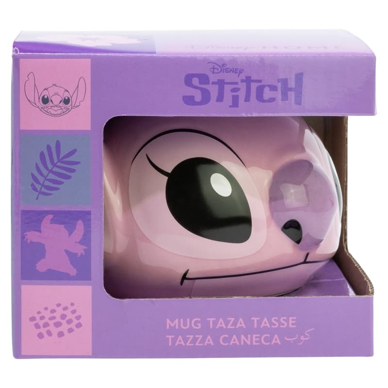 Disney Stitch - 3D ceramic mug in a gift box from the Angel collection 375 ml 5