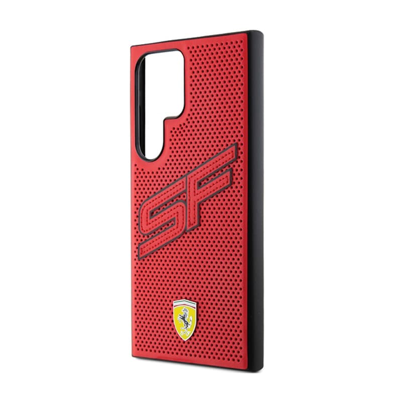 Ferrari Big SF Perforated - Case for Samsung Galaxy S24 Ultra (Red) 6