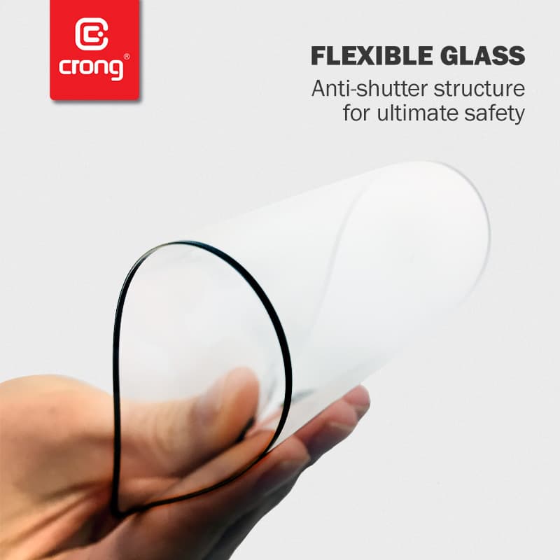 Crong 7D Nano Flexible Glass - 9H Hybrid Glass for the entire Xiaomi Mi 10 Lite screen 4