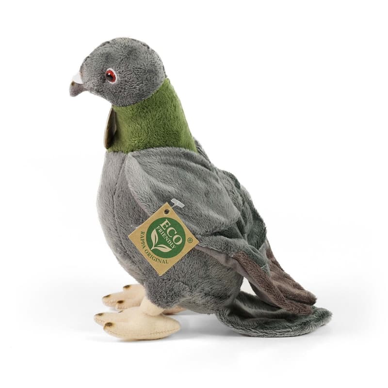 Rappa - Plush Realistic Toy Pigeon 23 cm Eco-Friendly 3