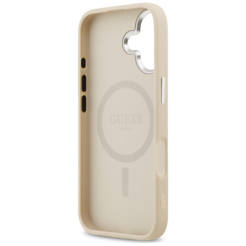 Guess Triangle Logo MagSafe - Case iPhone 17 (Beige) 7