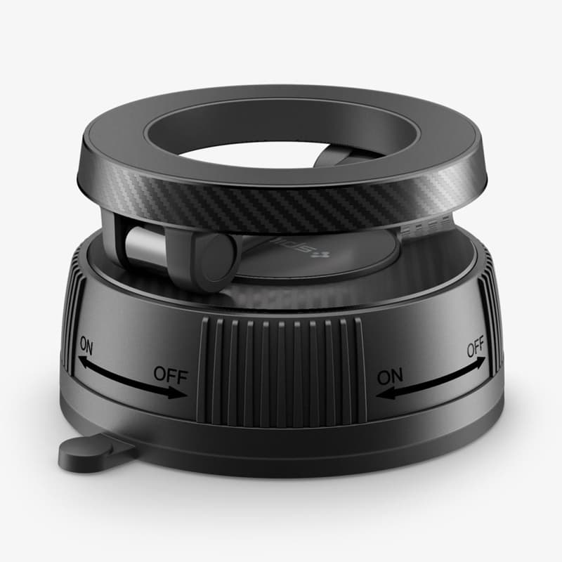 Spigen MFT36 - MagSafe Magnetic Car Mount for Dashboard and Windshield (Black) 3