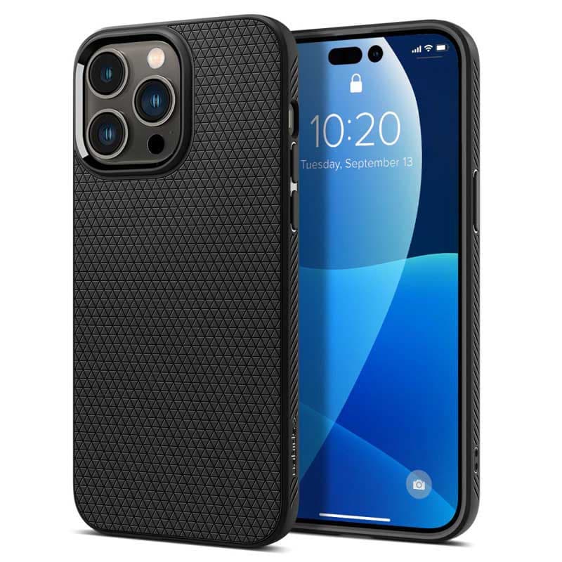 Spigen Liquid Air - Case for iPhone 14 Pro Max (Black) 8