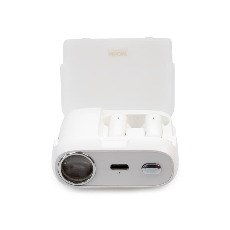 WEKOME S28 Pop Digital Series - Bluetooth V5.3 TWS wireless headphones with charging case with projector function (White) 6