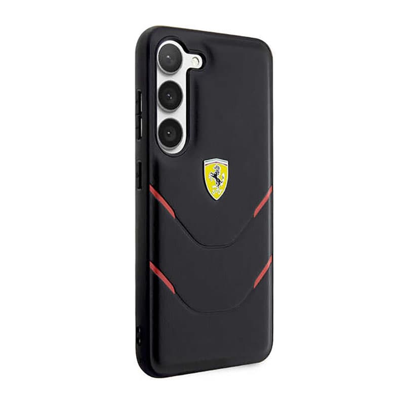 Ferrari Hot Stamp Lines - Case for Samsung Galaxy S23+ (Black) 4