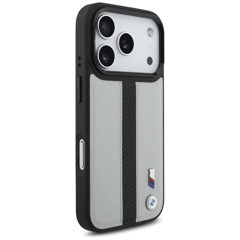 BMW M Perforated Stripe Logo MagSafe - iPhone 17 Pro Case (Gray) 4
