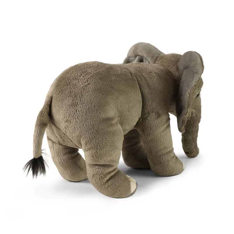 Rappa - Plush Realistic Toy African Elephant 28 cm Eco-Friendly 4