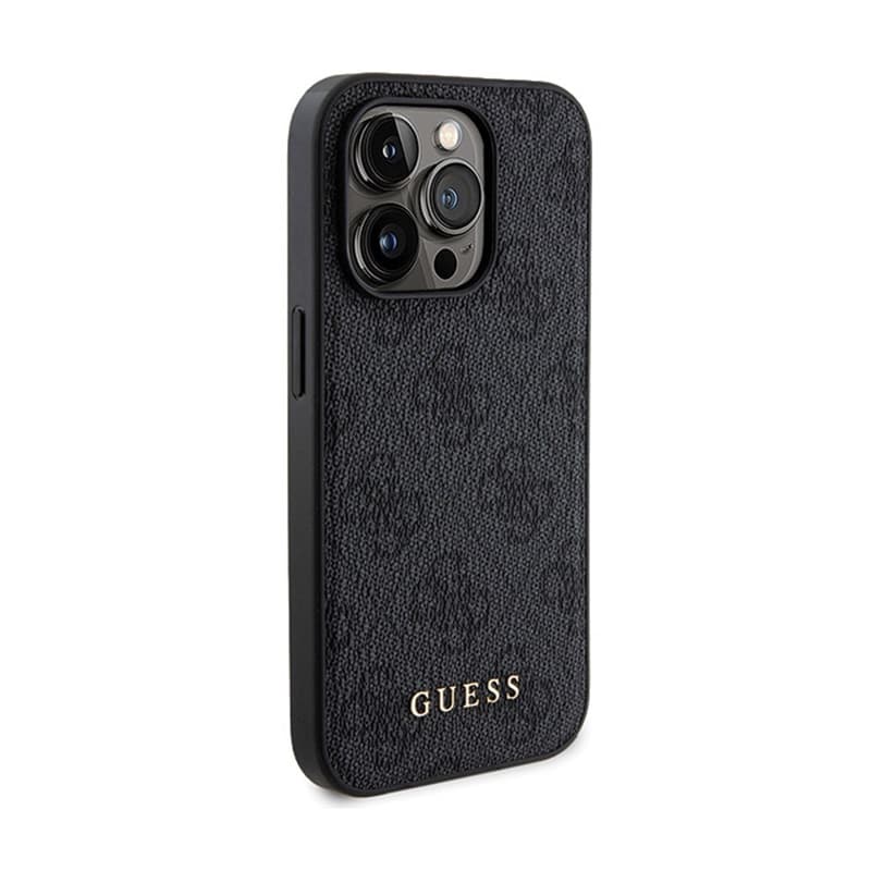 Guess Bundle Pack MagSafe 4G Metal Gold Logo - Case set + Power Bank 5000mAh MagSafe iPhone 14 Pro (black) 4