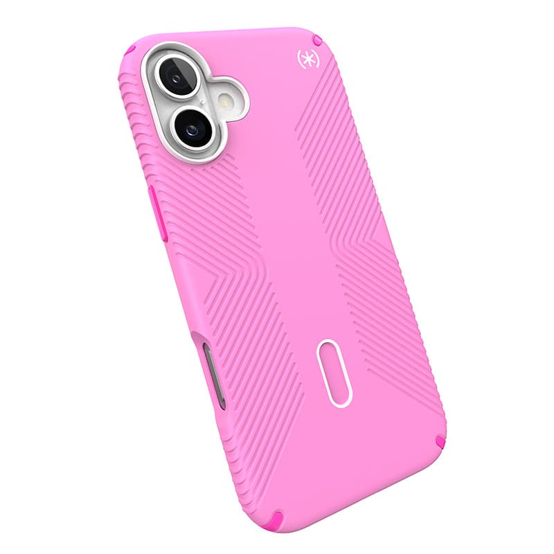 Speck Presidio2 Grip ClickLock & MagSafe - iPhone 16 Plus Case (True Pink / Shocking Pink / White) 8