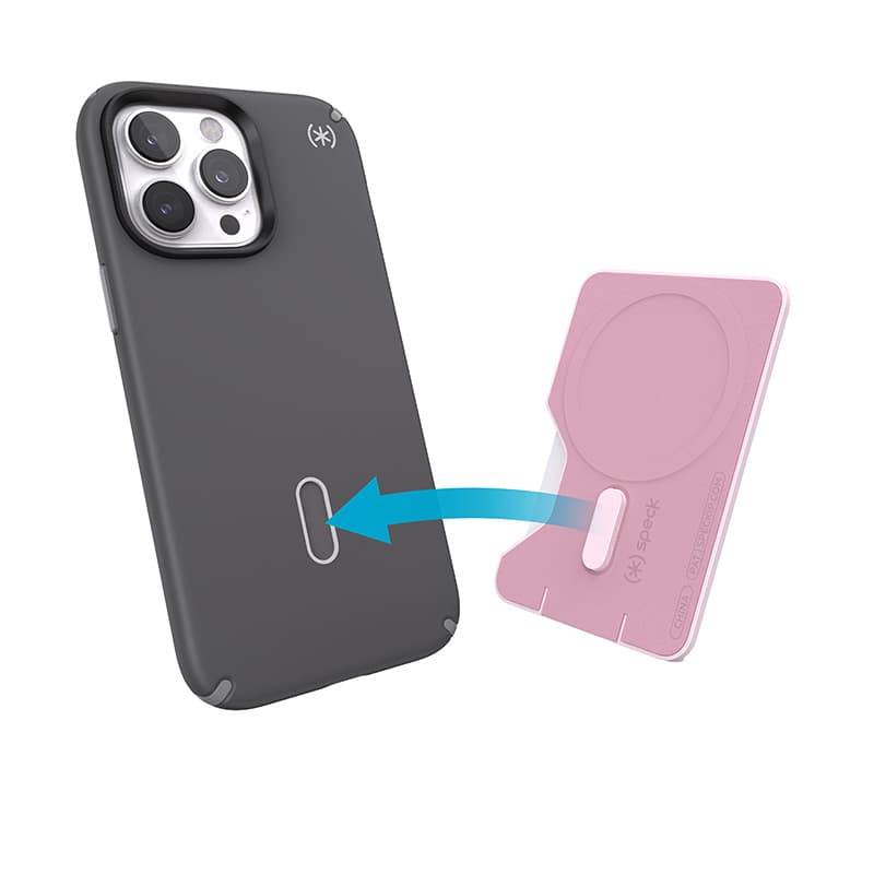 Speck ClickLock Wallet For MagSafe - Magnetic MagSafe Wallet (Nimbus Pink) 2