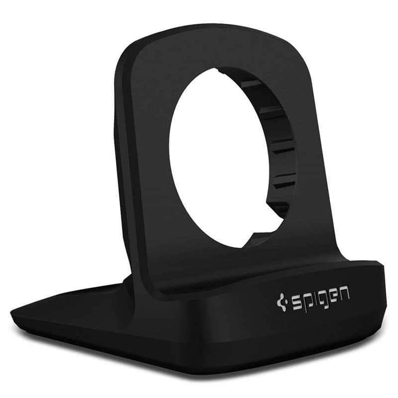 Spigen S353 Night Stand - Charging stand for Samsung Galaxy Watch 5 / 5 Pro / 6 (Black) 3