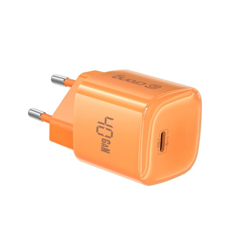 Crong NEO GaN Charger - USB-C 40W PD Charger with AVS (Orange) 2