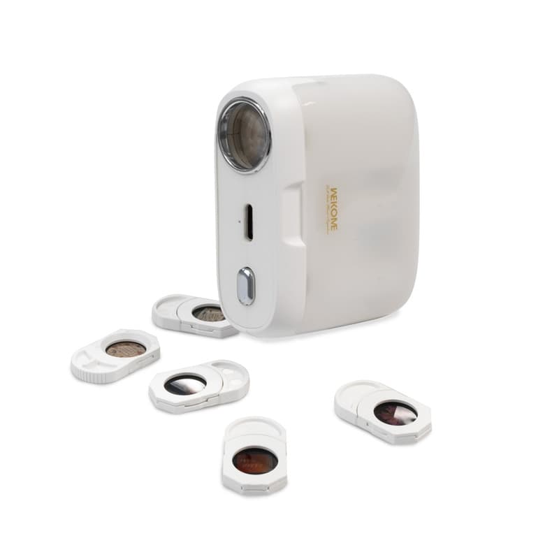 WEKOME S28 Pop Digital Series - Bluetooth V5.3 TWS wireless headphones with charging case with projector function (White) 8