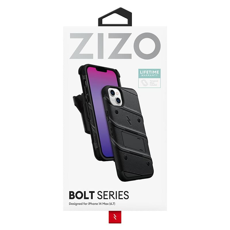 ZIZO BOLT Series - Case for iPhone 14 Plus (Black) 6
