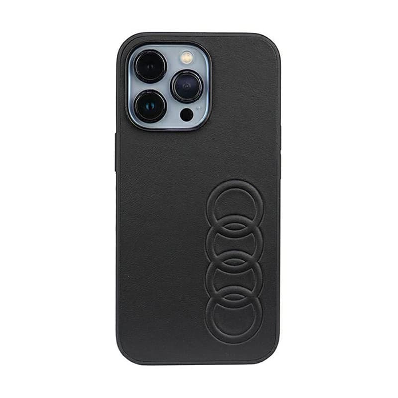 Audi Synthetic Leather - Case for iPhone 13 Pro (Black)