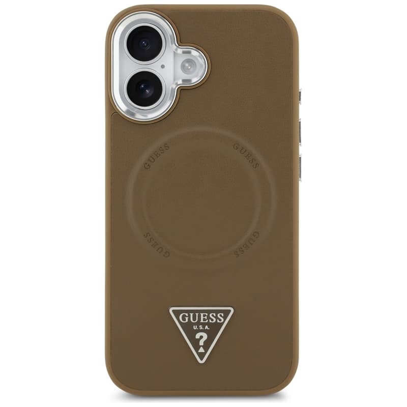 Guess Triangle Logo MagSafe - Case iPhone 17 (Brown) 3