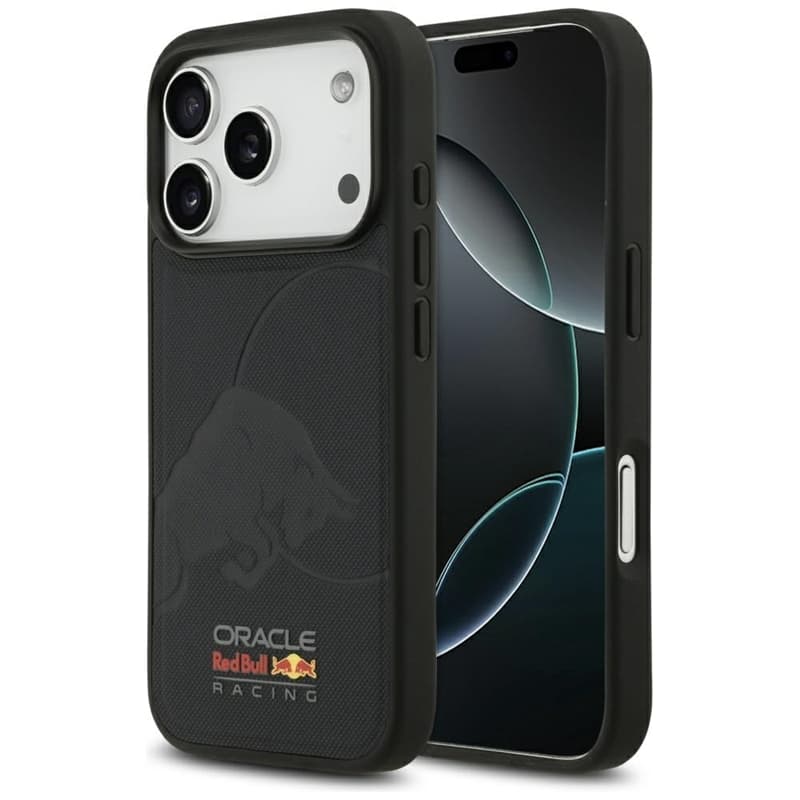 Red Bull Meshed Debossed Bull MagSafe - iPhone 17 Pro Case (Navy Blue)