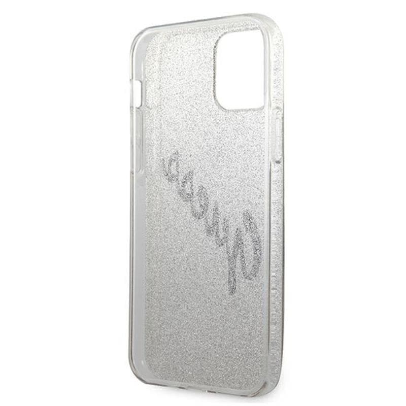 Guess Glitter Gradient Script - Case for iPhone 12 mini (Gold) 7