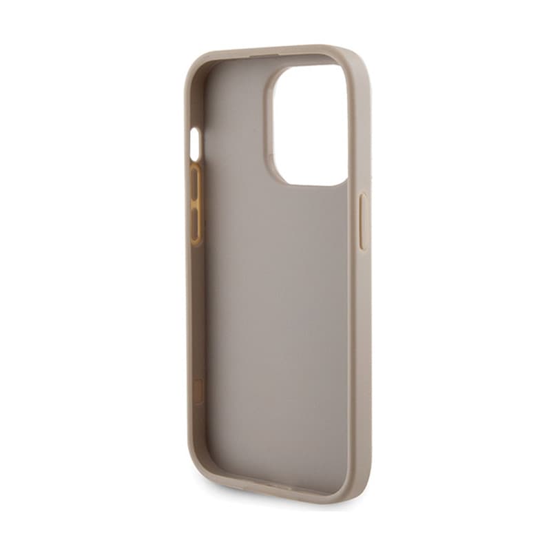 Guess 4G Strass Metal Logo - Case for iPhone 15 Pro (Gold) 7