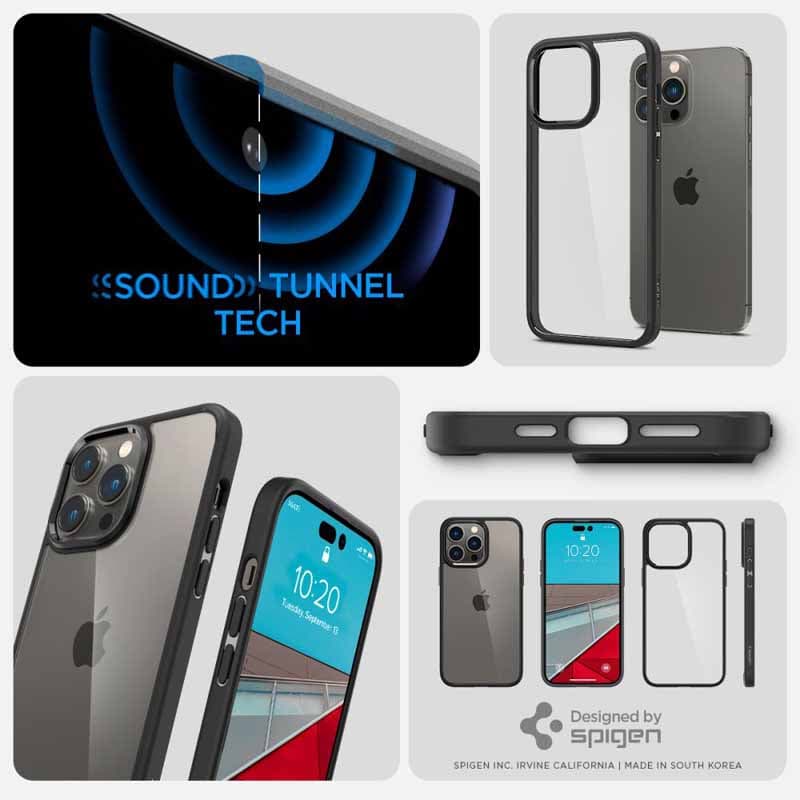 Spigen Ultra Hybrid - Case for iPhone 14 Pro (Black) 5