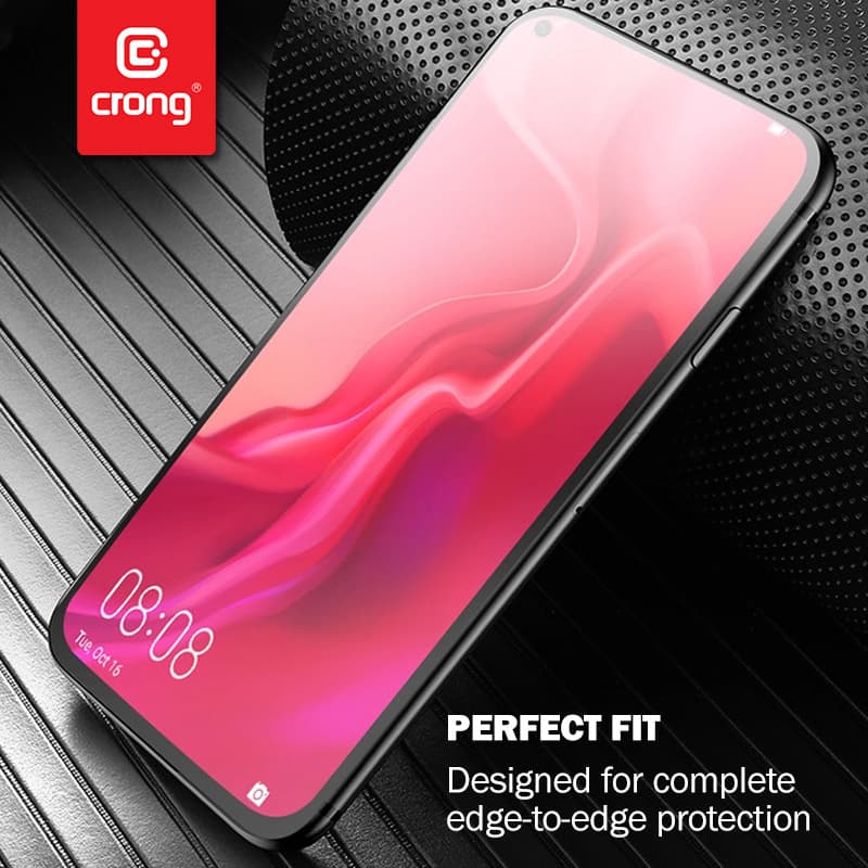 Crong 7D Nano Flexible Glass - 9H Hybrid Glass for the entire Xiaomi Mi 10 Lite screen 6