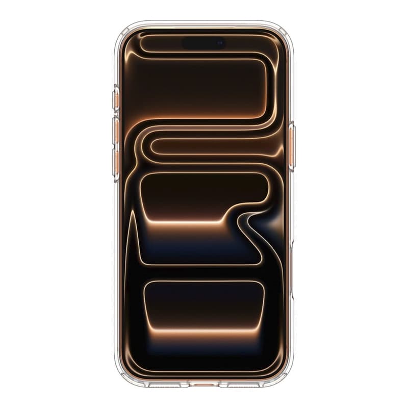 Spigen Ultra Hybrid Mag MagSafe - Case for iPhone 17 Pro (Clear/Orange) 3