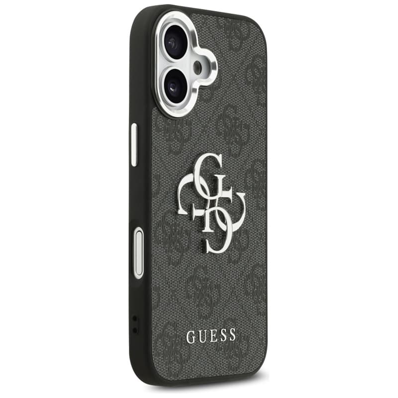 Guess 4G Big 4G Classic Logo - Case iPhone 17 (Black / Silver) 4