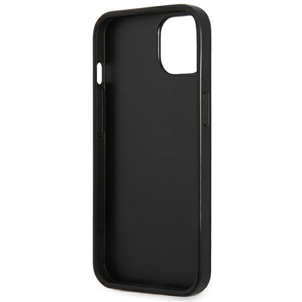 Guess Saffiano Triangle Logo Case - Cover for iPhone 13 mini (Silver) 7
