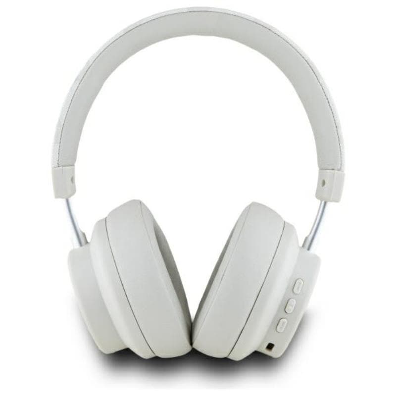 DKNY Checkered Pattern - Wireless Over-Ear Bluetooth Headphones V5.3 (Pearl) 3