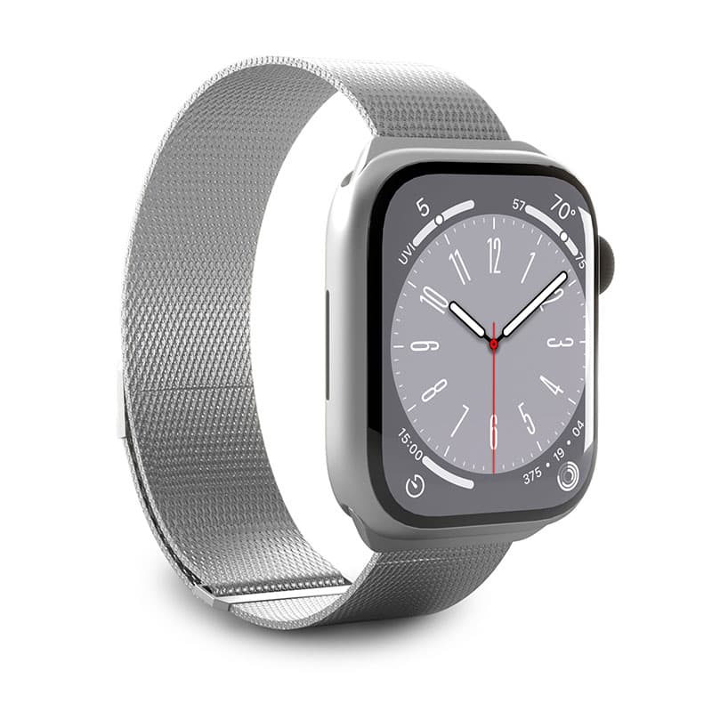 Puro Milanese Magnetic Band - Stainless steel strap for Apple Watch 38/40/41/42 mm (Silver)
