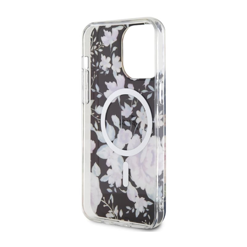 Guess Flower MagSafe - Case iPhone 14 Pro Max (Black) 7
