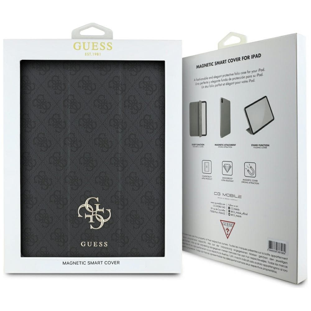 Guess Magnetic 4G Big Logo - Case iPad Air 13" M3 (2025) / iPad Air 13" M2 (2024) (black) 6