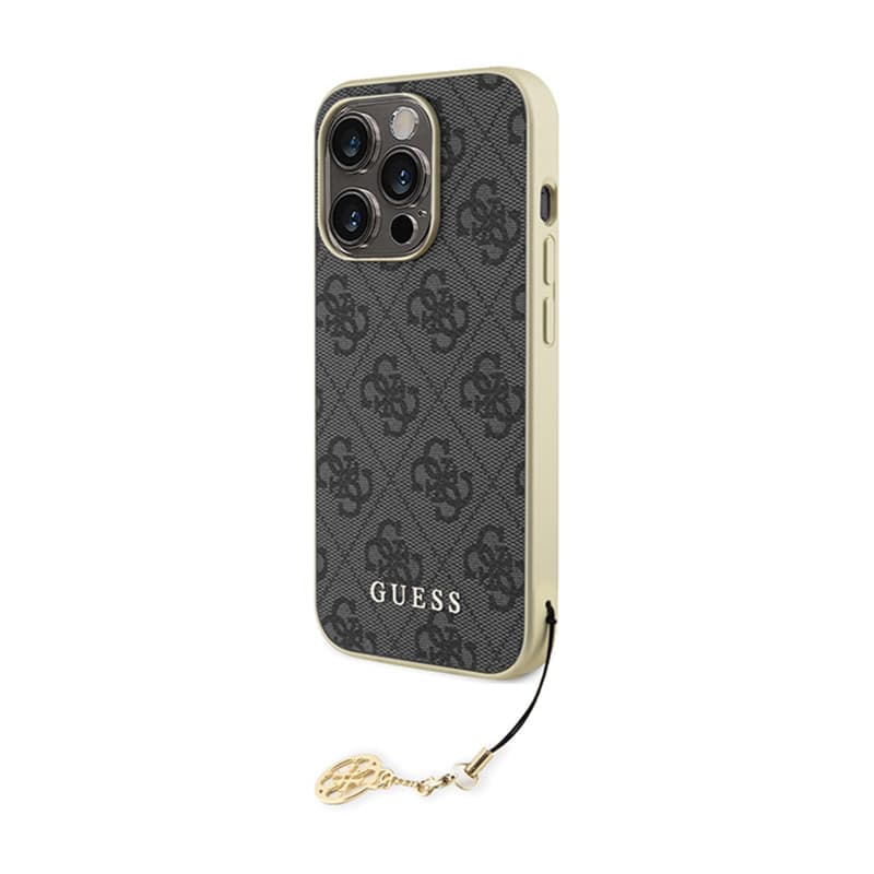 Guess 4G Charms Collection - iPhone 15 Pro Case (grey) 2