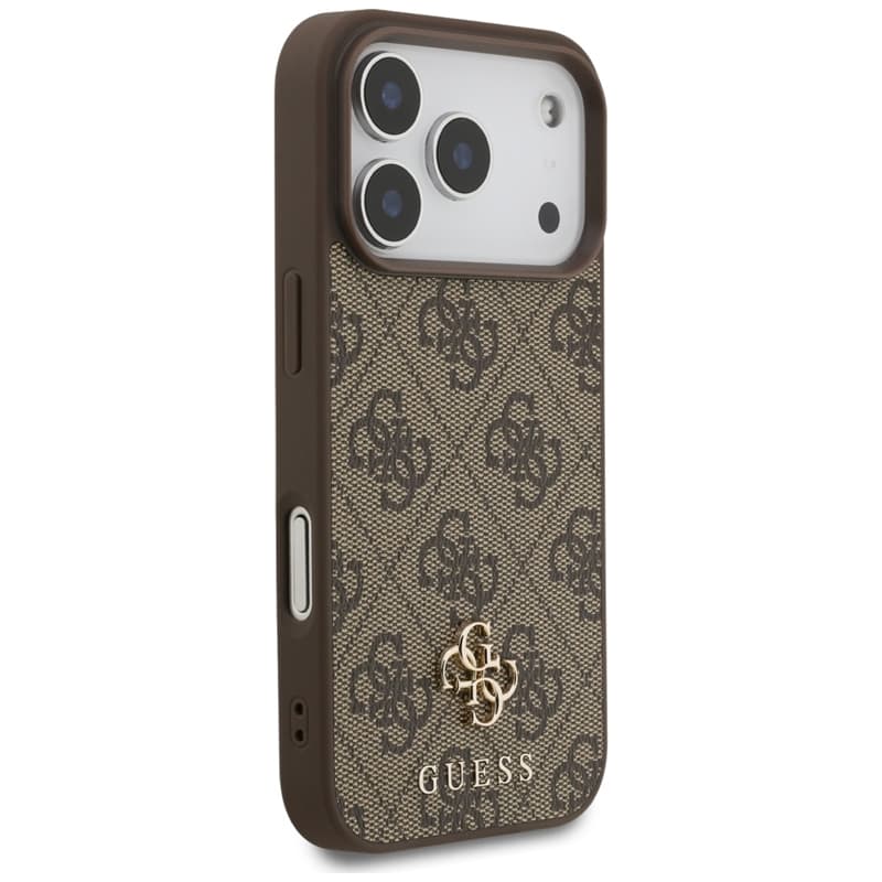 Guess 4G Small 4G and Classic MagSafe - Case iPhone 17 Pro (brown) 4