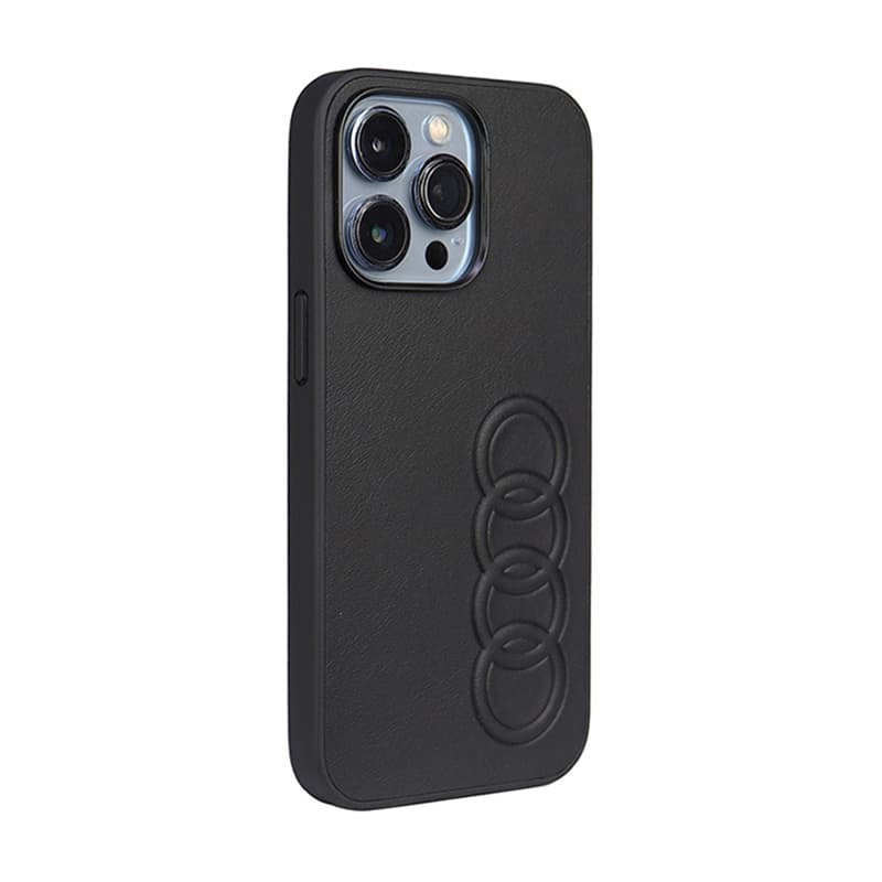 Audi Synthetic Leather - Case for iPhone 13 Pro (Black) 2